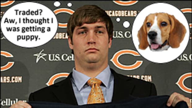 Jay Cutler Looks Really, Really Sad